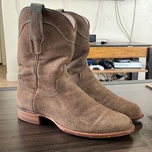 Tecovas Granite Suede Roper Boot - 8D